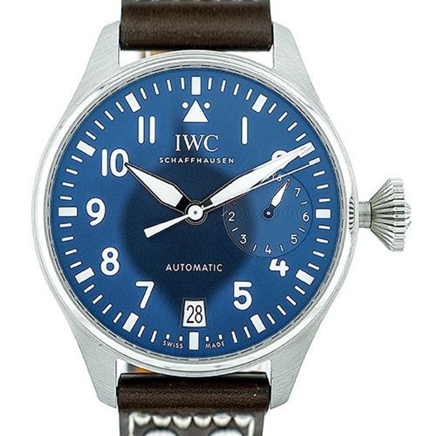 IWC Big Pilot IW501002 (2024) - Blauw wijzerplaat 46mm Staal (1/4)