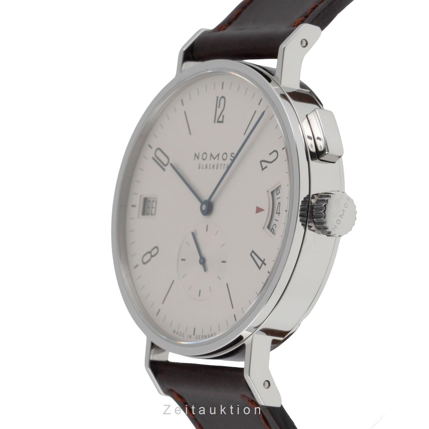 NOMOS Tangomat GMT 635 (Onbekend (willekeurig serienummer)) - Wit wijzerplaat 40mm Staal (5/8)