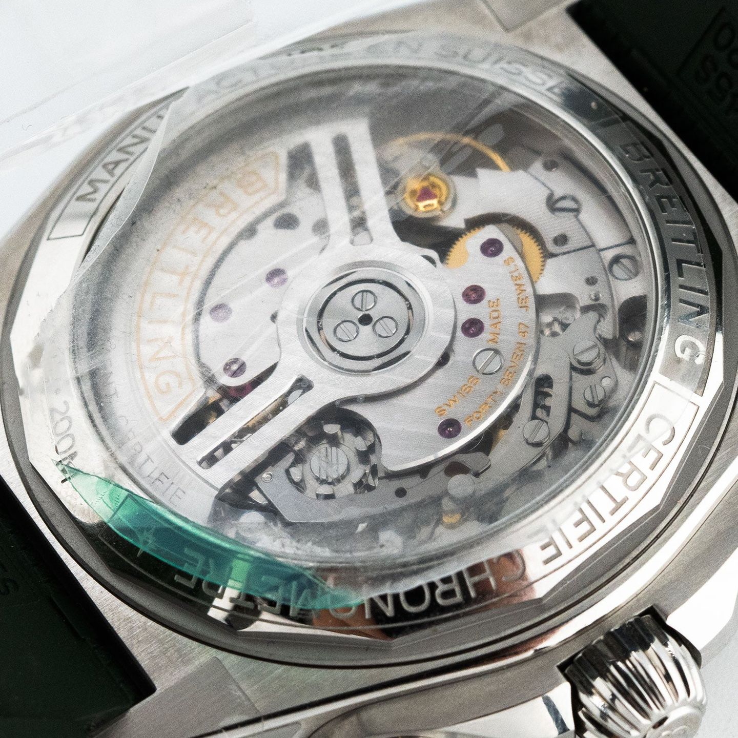 Breitling Chronomat 42 AB0134101L2S1 (2025) - Groen wijzerplaat 43mm Staal (6/8)