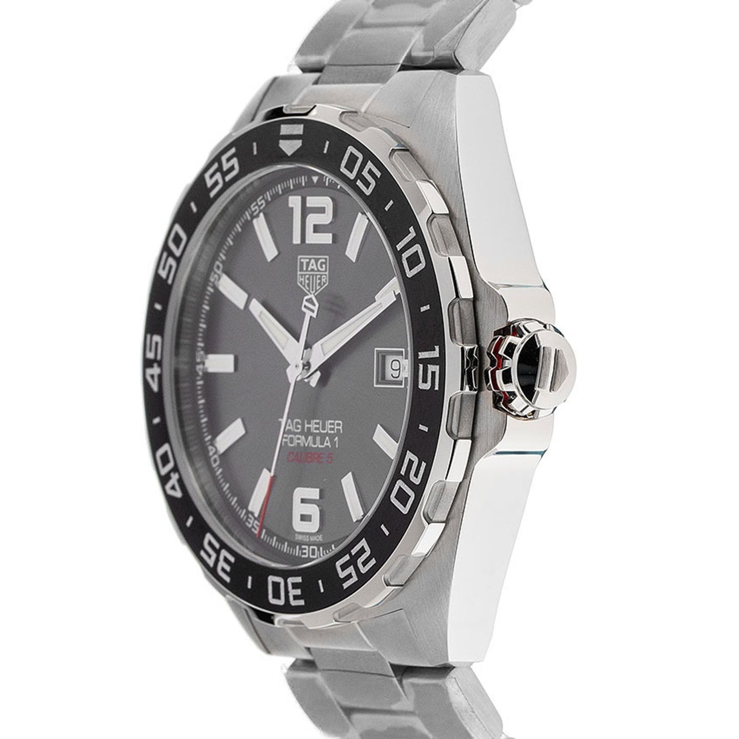 TAG Heuer Formula 1 Calibre 5 WAZ2011.BA0842 (2020) - Grey dial 43 mm Steel case (4/7)