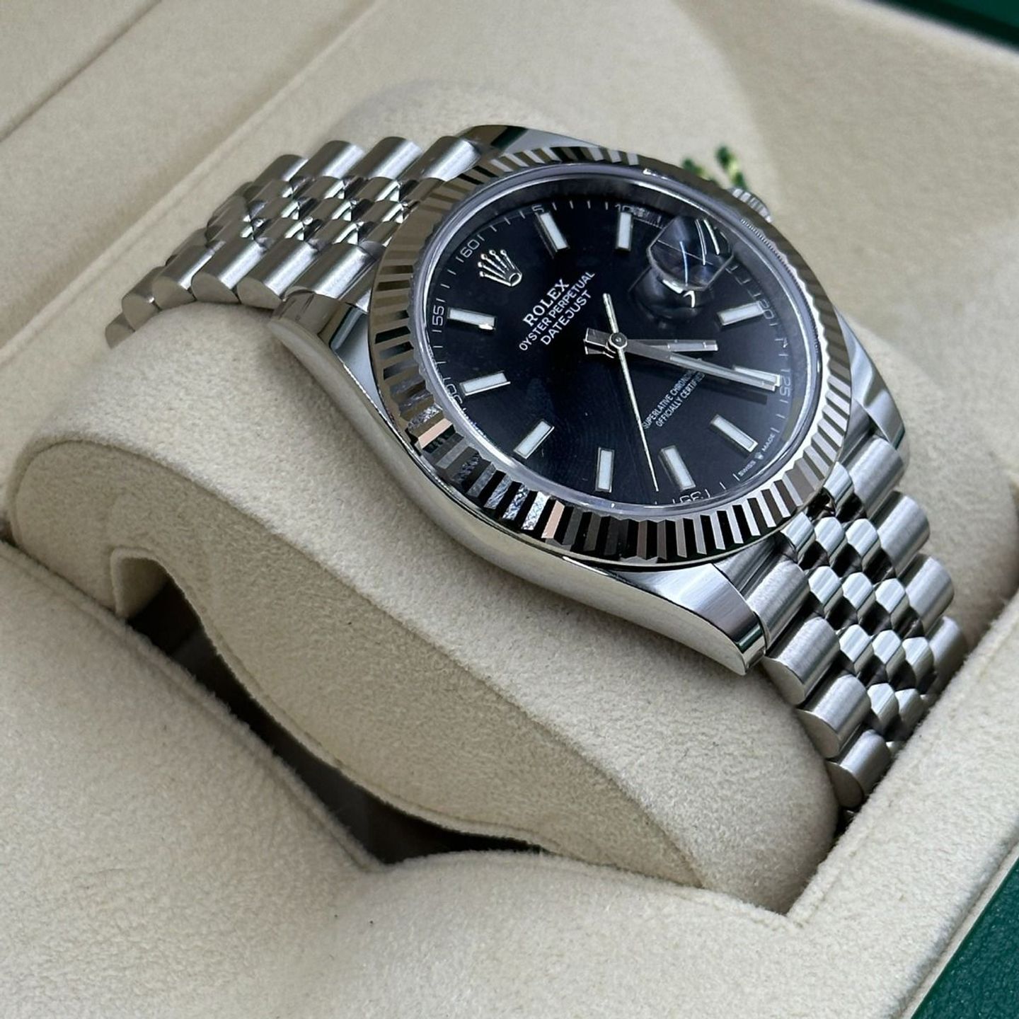 Rolex Datejust 41 126334 (2023) - Black dial 41 mm Steel case (7/8)