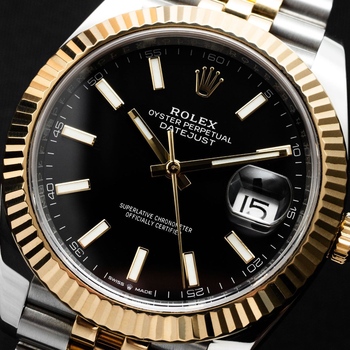 Rolex Datejust 41 126333 (2025) - 41 mm Gold/Steel case (3/4)