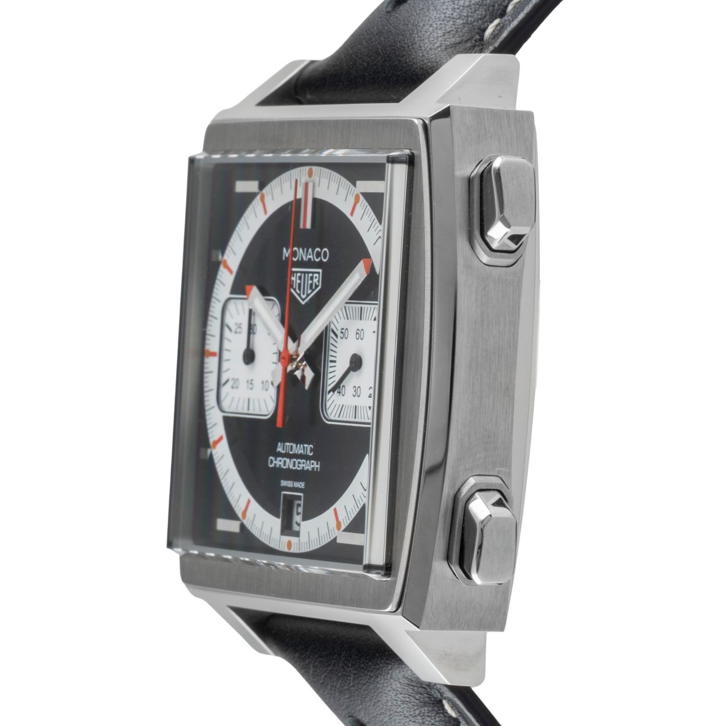 TAG Heuer Carrera Calibre HEUER 01 CAR201AA.BA0714 (Onbekend (willekeurig serienummer)) - Wit wijzerplaat 43mm Staal (6/8)
