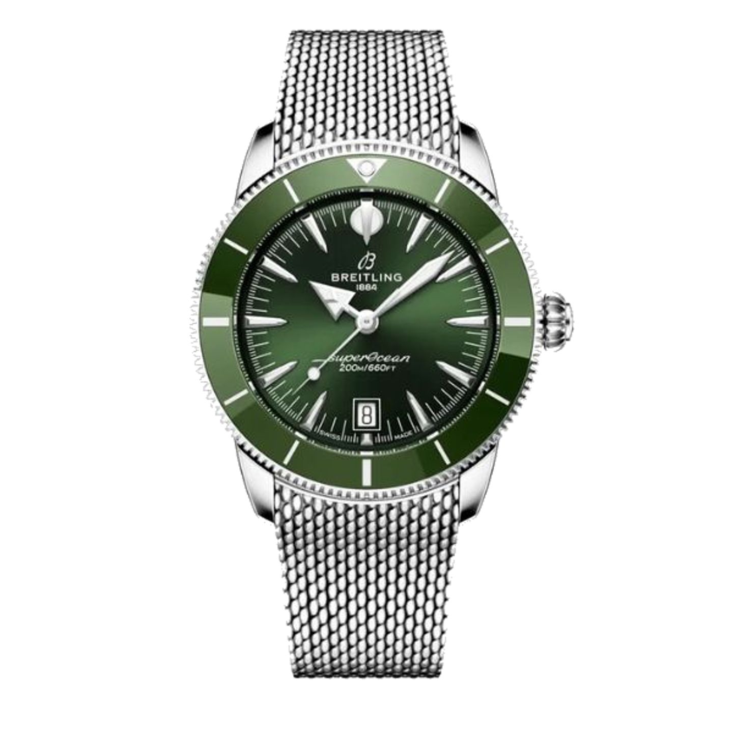 Breitling Superocean Heritage AB3112361L1A1 (2026) - Groen wijzerplaat 44mm Staal (1/1)
