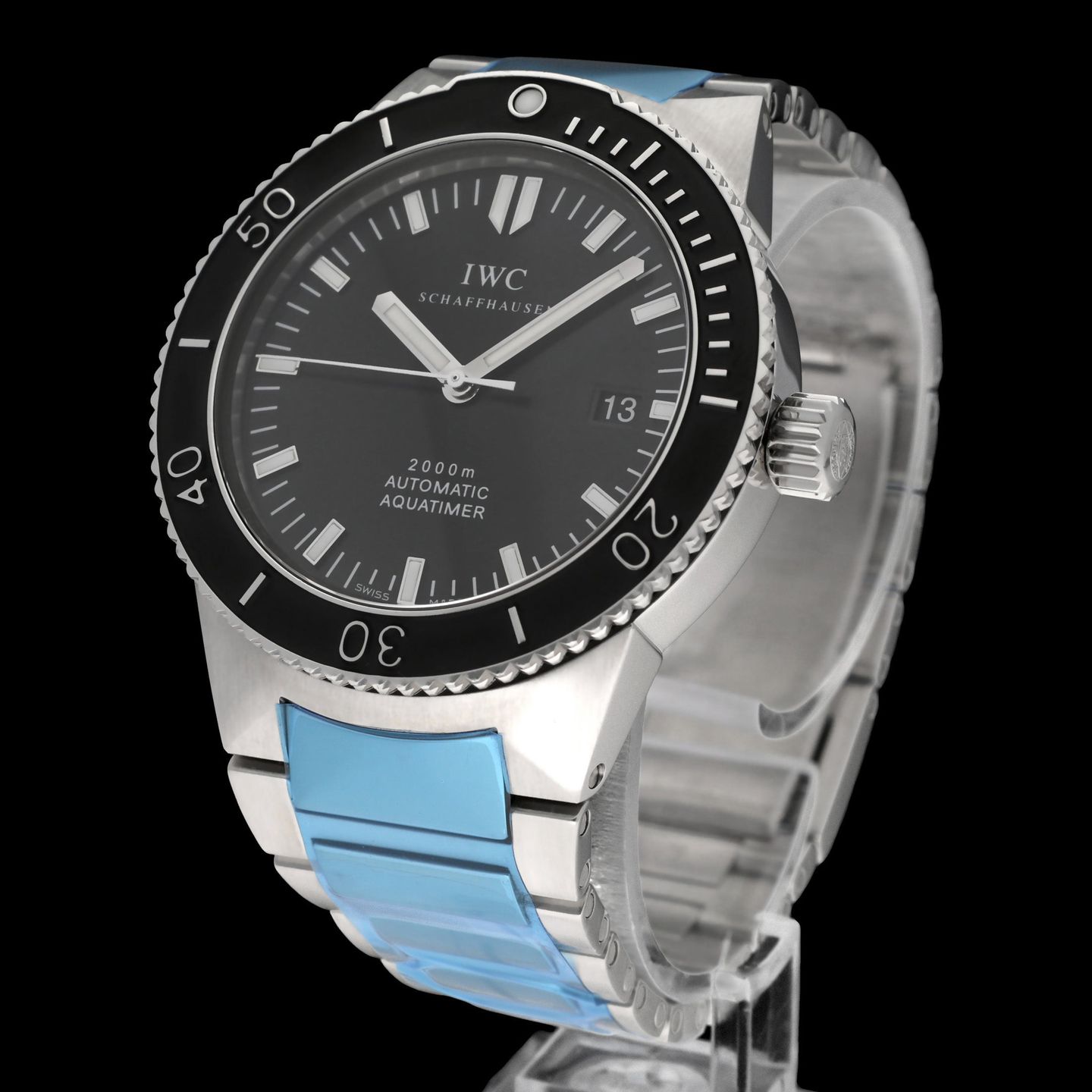 IWC GST IW353602 (2005) - Zwart wijzerplaat 42mm Staal (2/8)
