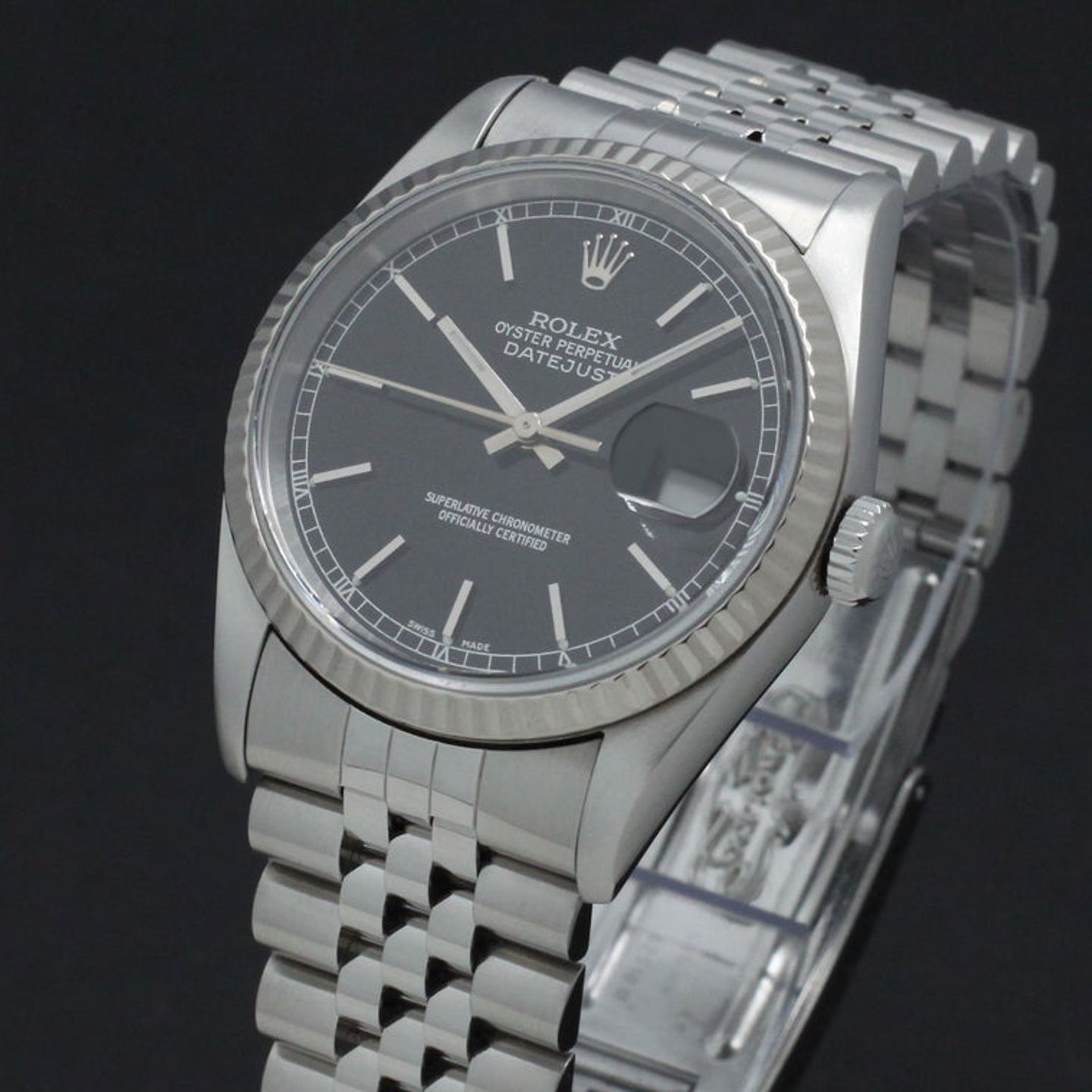 Rolex Datejust 36 16234 (2000) - Zwart wijzerplaat 36mm Staal (7/7)