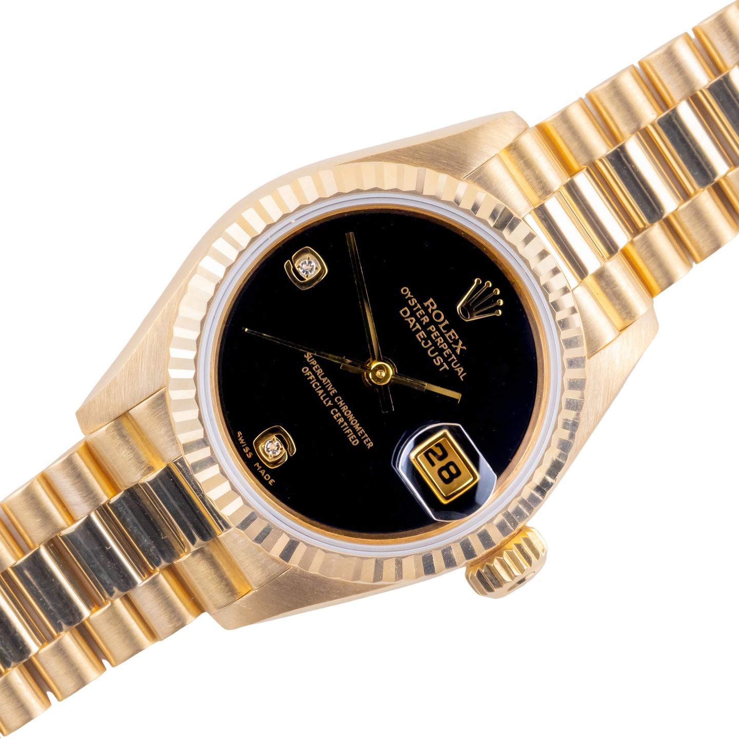 Rolex Lady-Datejust 69178 (1996) - 26 mm Yellow Gold case (1/8)