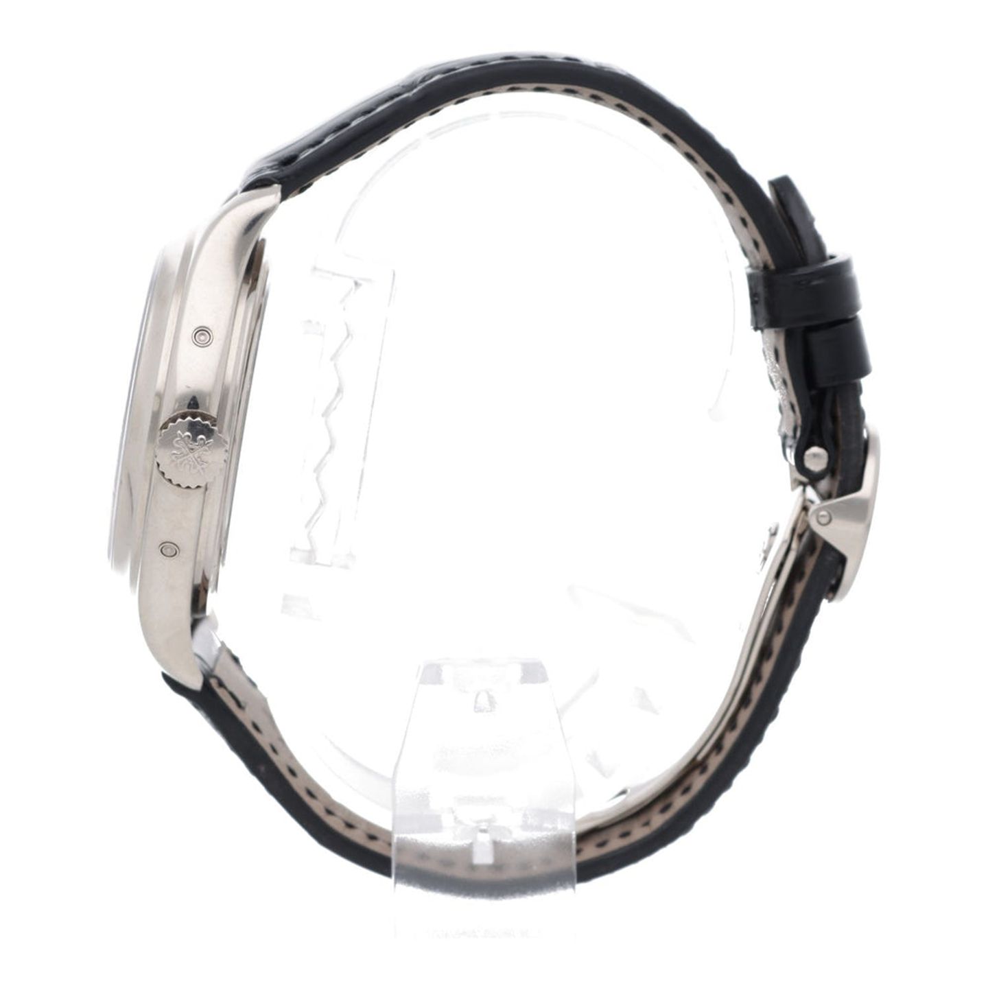 Patek Philippe Annual Calendar 5035G-023 (Unknown (random serial)) - Black dial 38 mm White Gold case (3/7)