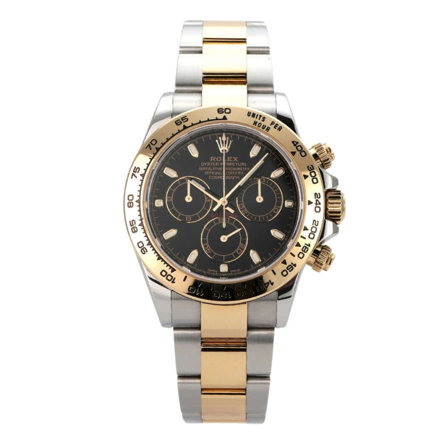 Rolex Daytona 116503 (2021) - Black dial 40 mm Gold/Steel case (2/8)
