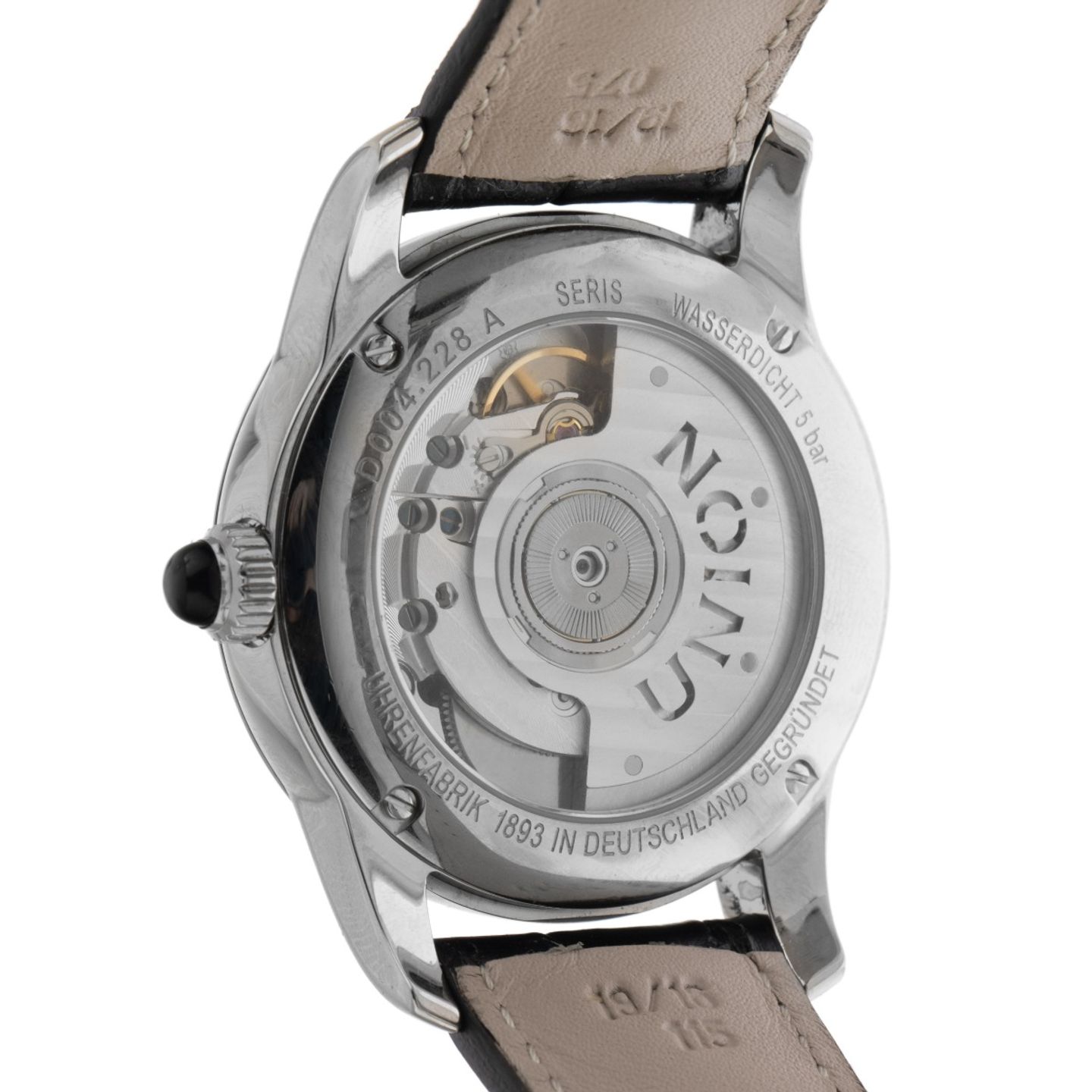 Union Glashütte Unknown 26-32-09-05-10 (2014) - Black dial 40 mm Steel case (6/7)