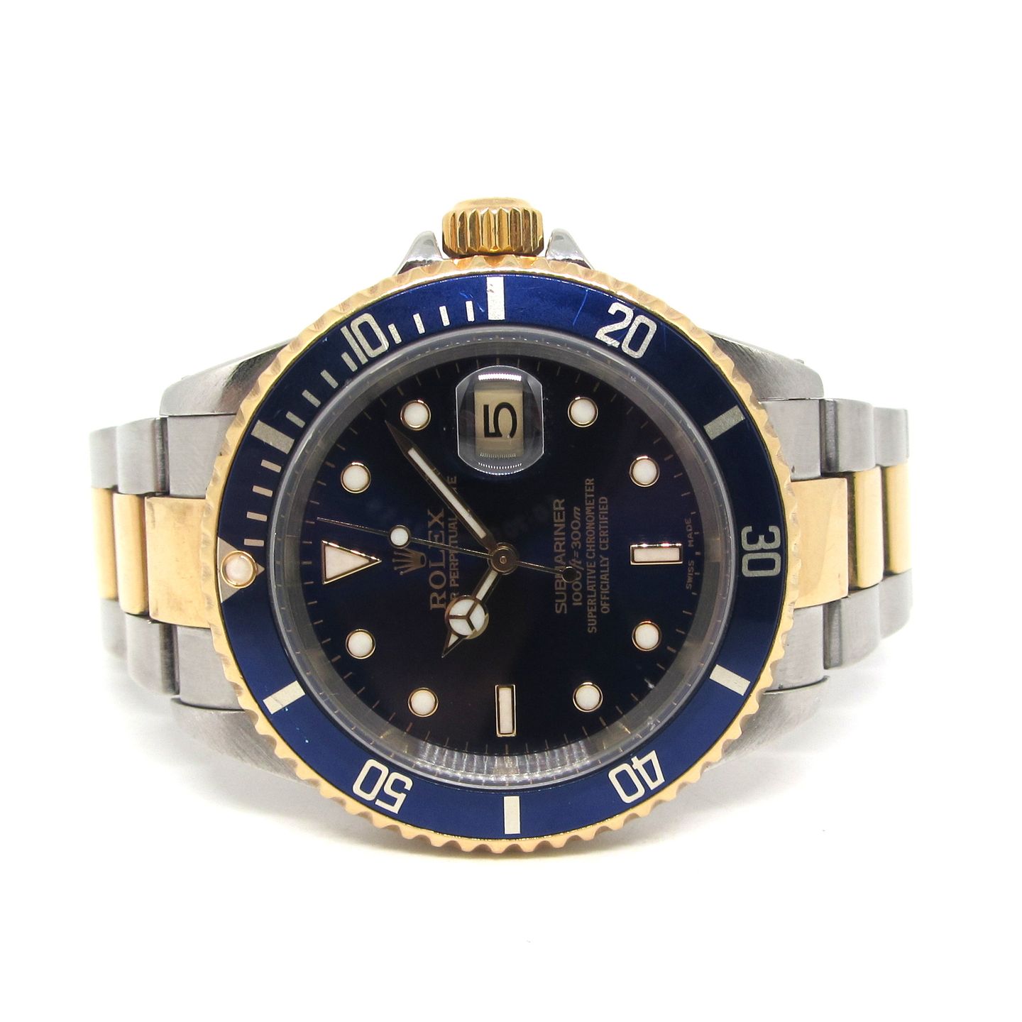 Rolex Submariner Date 16613 (1998) - 40 mm Gold/Steel case (2/5)