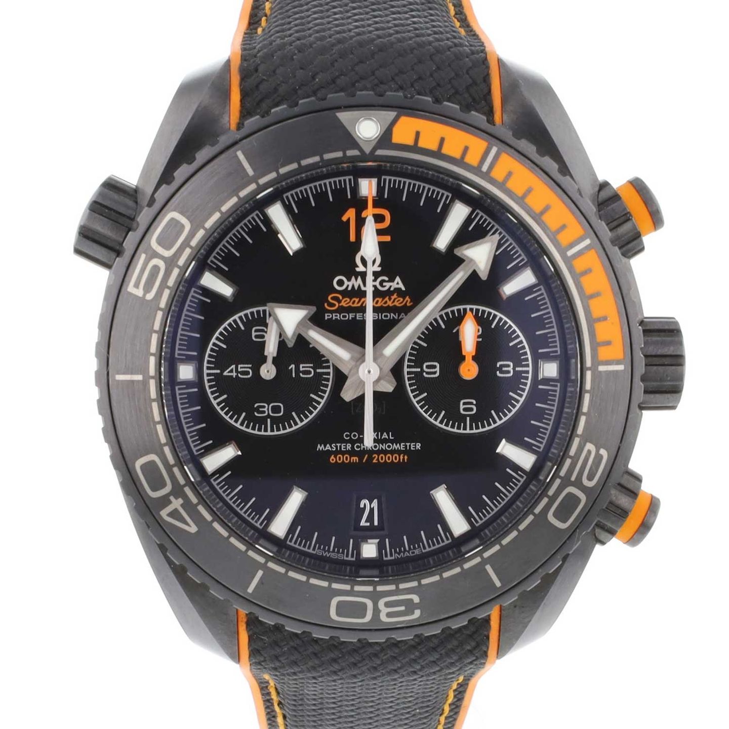 Omega Seamaster Planet Ocean Chronograph 215.92.46.51.01.001 (2018) - Black dial 46 mm Ceramic case (1/3)