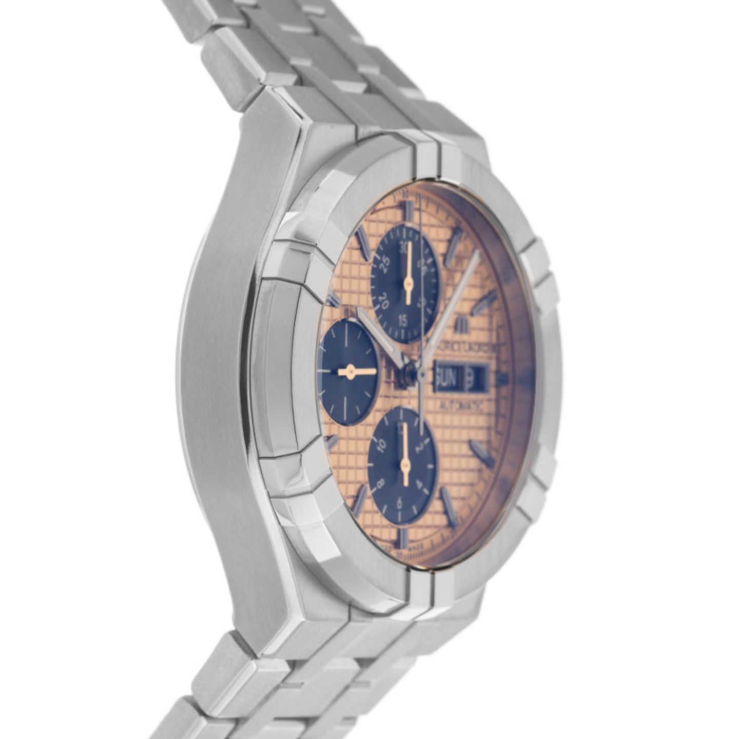 Maurice Lacroix Aikon AI6006-PVY11-170-1 (Unknown (random serial)) - Pink dial 44 mm Titanium case (5/7)