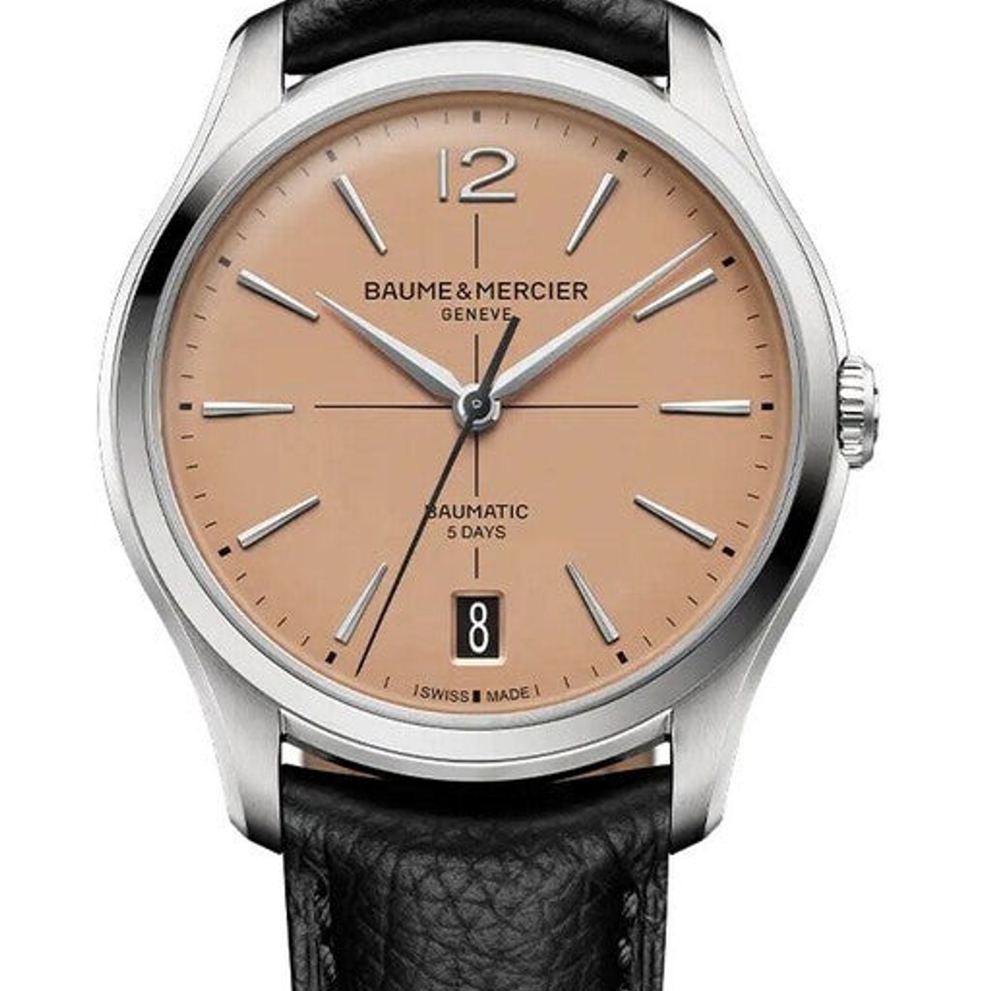 Baume & Mercier Clifton M0A10778 (2026) - Rood wijzerplaat 39mm Staal (1/1)
