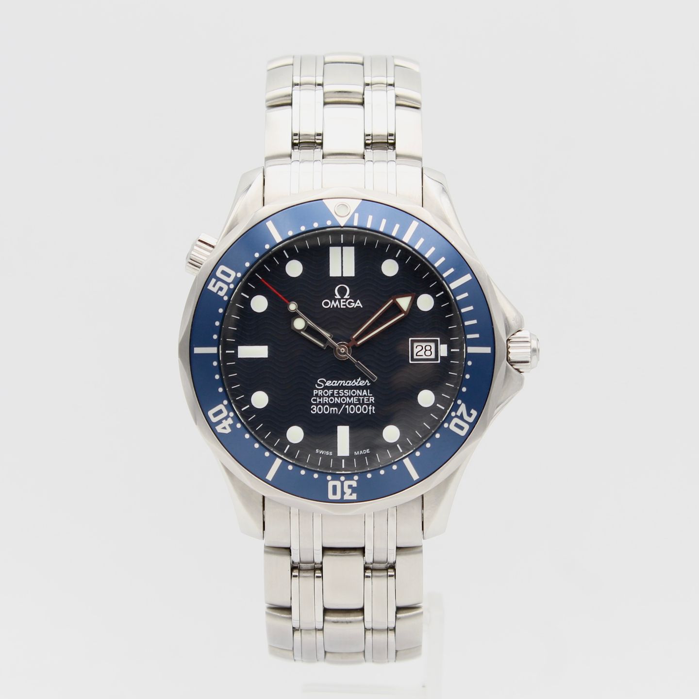 Omega Seamaster Diver 300 M 2531.80.00 (1999) - Blue dial 41 mm Steel case (1/8)