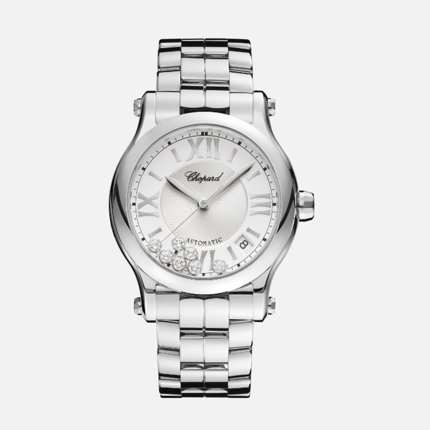 Chopard Happy Sport 278559-3002 (2023) - Zilver wijzerplaat 36mm Staal (1/1)