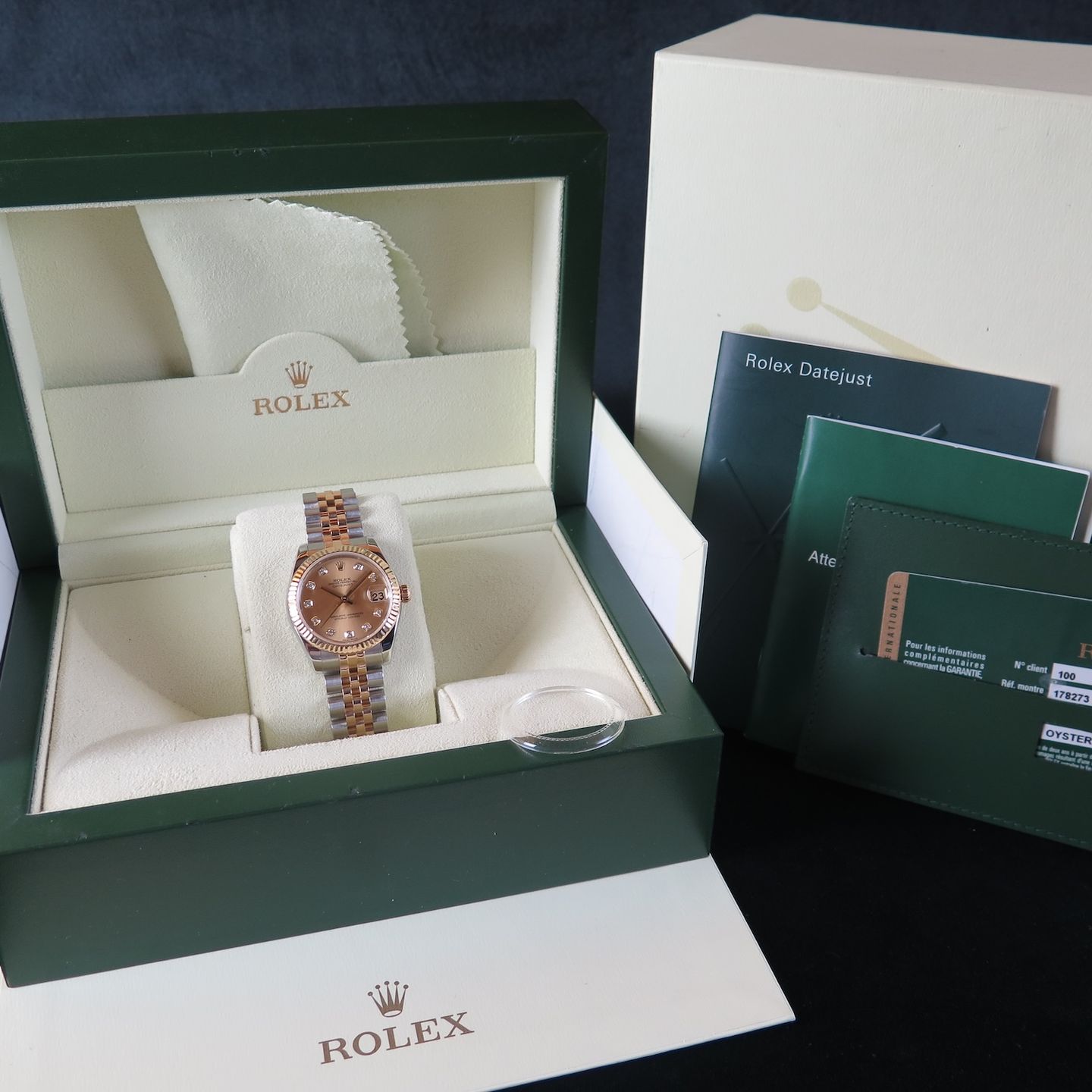 Rolex Lady-Datejust 178273 (2007) - 31 mm Gold/Steel case (8/8)