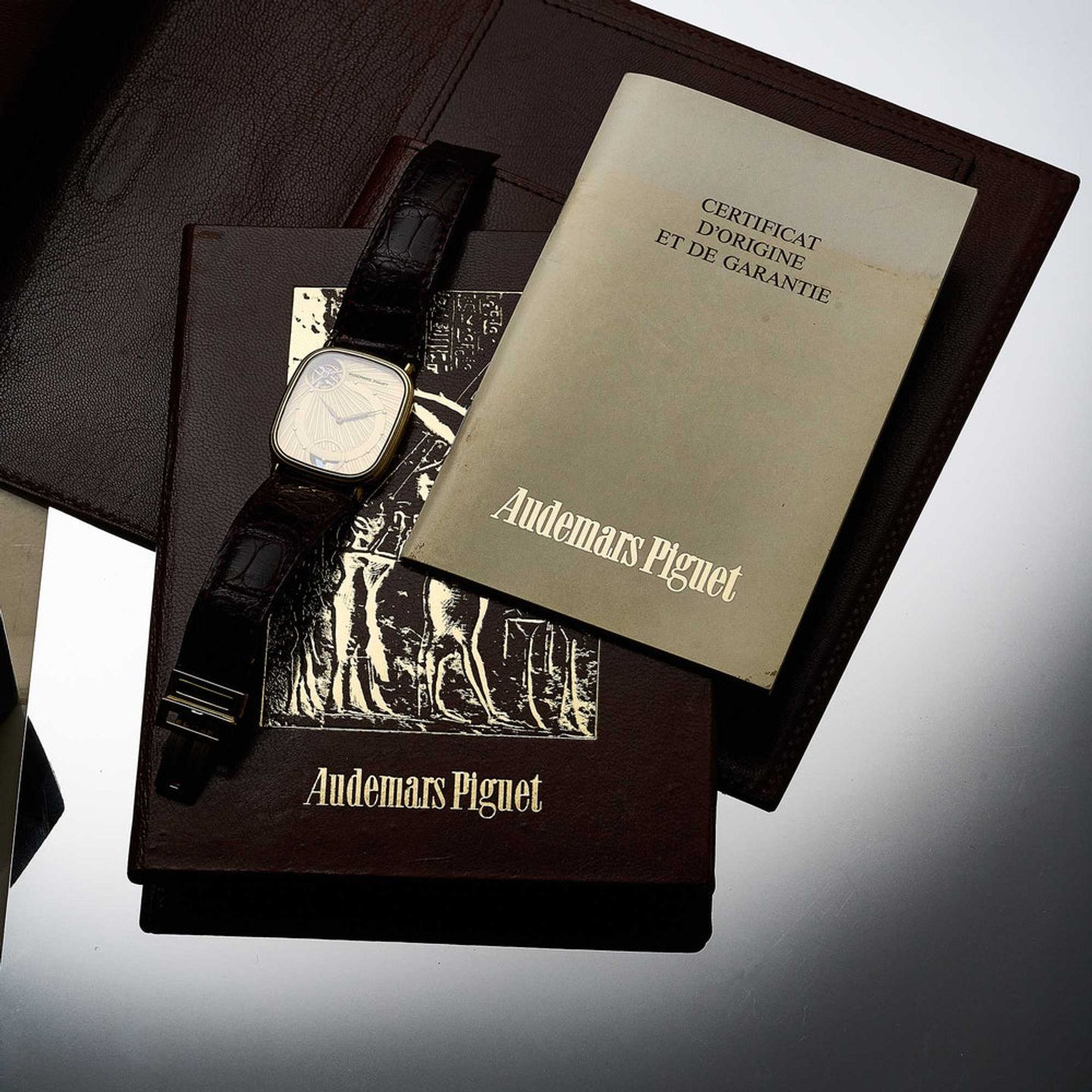 Audemars Piguet Vintage 25643BA (1989) - Goud wijzerplaat 33mm Geelgoud (8/8)