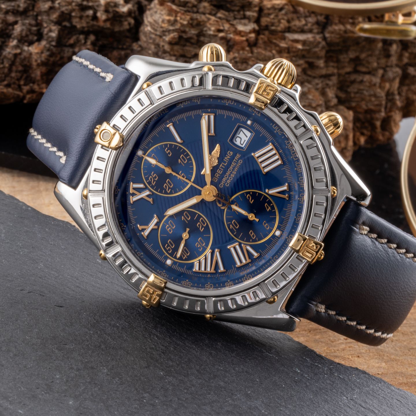 Breitling Crosswind Racing B13355 (Unknown (random serial)) - Blue dial 43 mm Steel case (2/8)