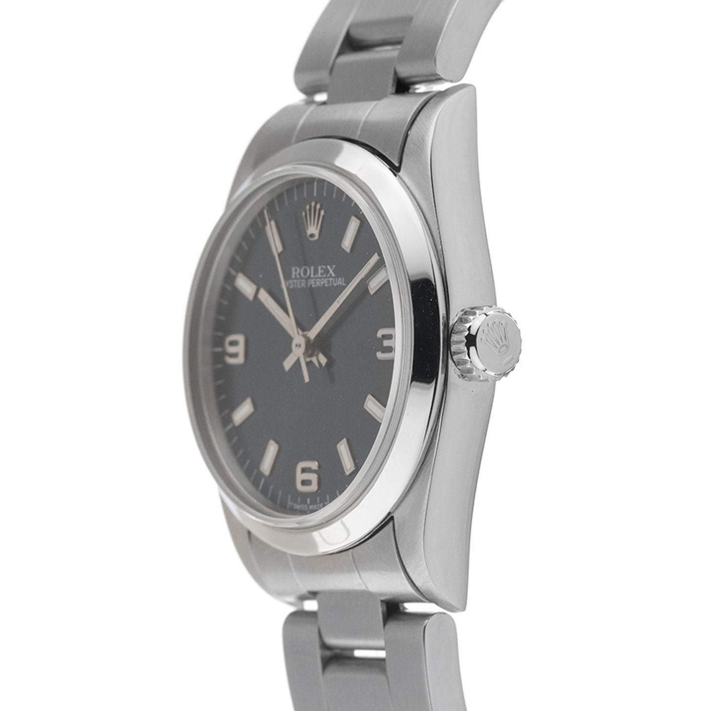 Rolex Oyster Perpetual 31 67480 (1998) - Blauw wijzerplaat 31mm Staal (4/8)