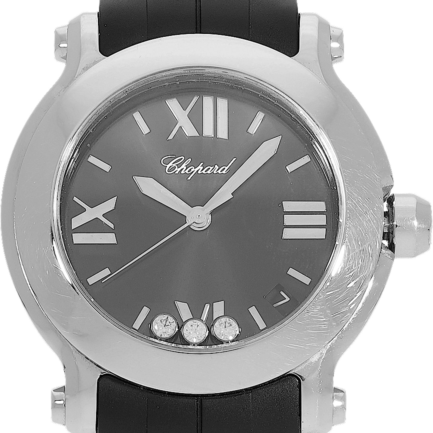 Chopard Happy Sport 278475-3014 (Unknown (random serial)) - Black dial 36 mm Steel case (1/3)