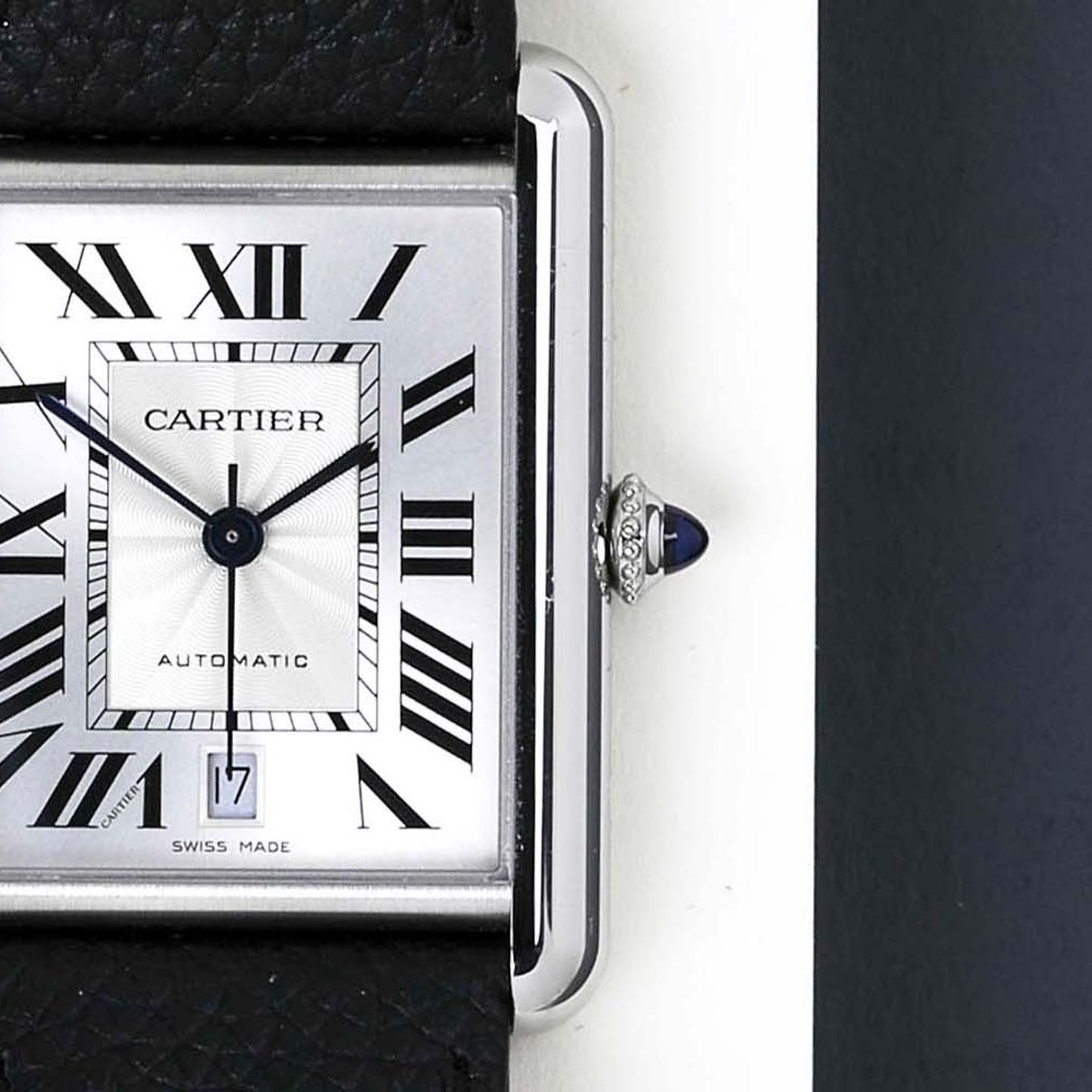 Cartier Tank WSTA0040 (2021) - Zilver wijzerplaat 41mm Staal (5/8)