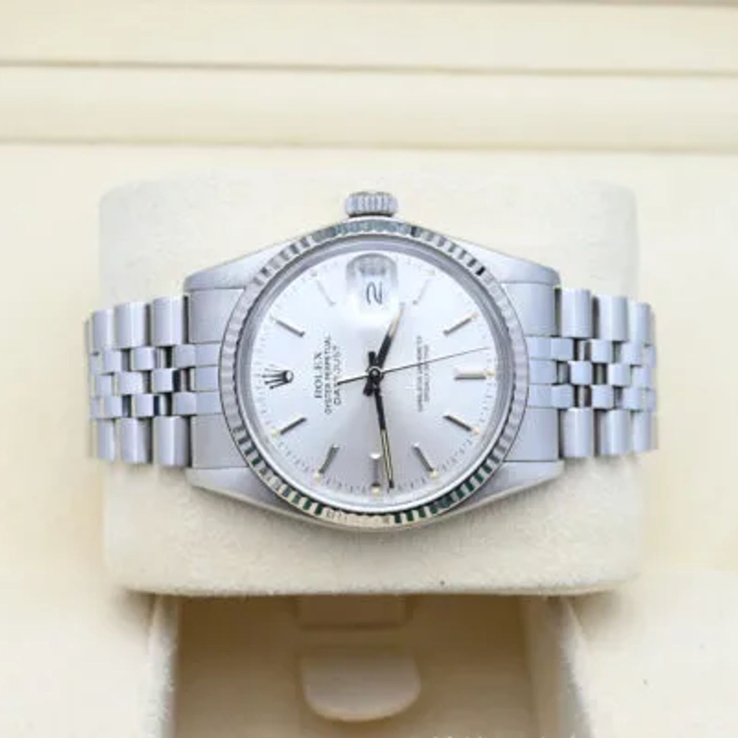 Rolex Datejust 36 16014 (1984) - Silver dial 36 mm Steel case (5/6)