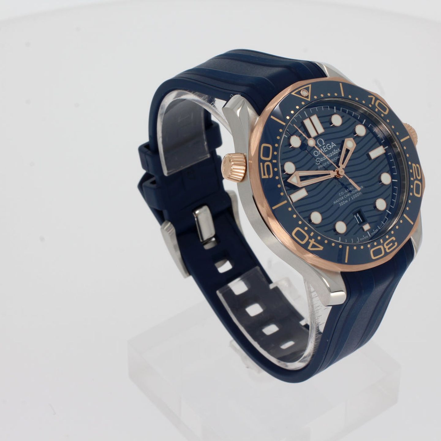 Omega Seamaster Diver 300 M 210.22.42.20.03.002 (2024) - Blue dial 42 mm Gold/Steel case (5/5)