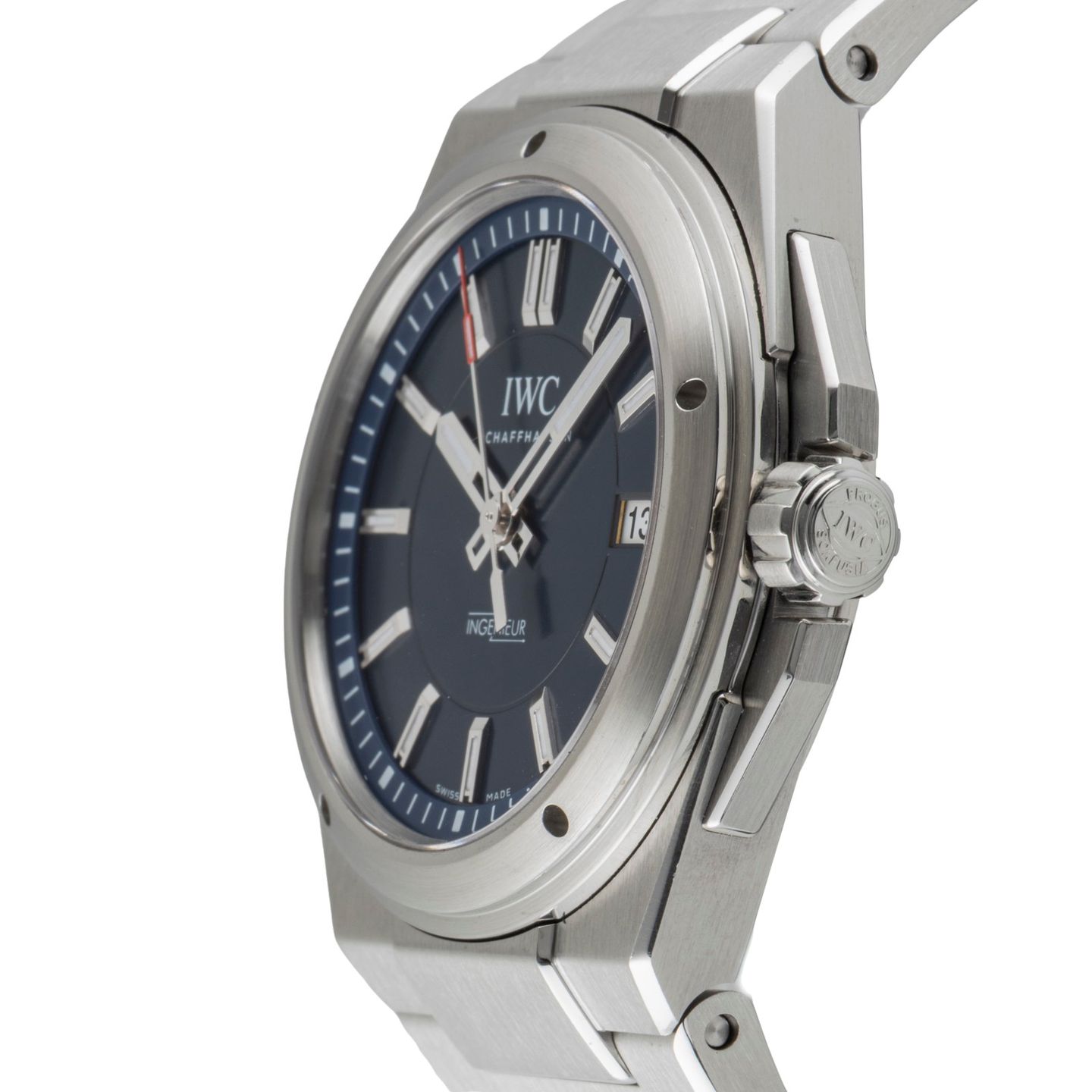 IWC Ingenieur Automatic IW323909 (Onbekend (willekeurig serienummer)) - Blauw wijzerplaat 40mm Staal (6/8)