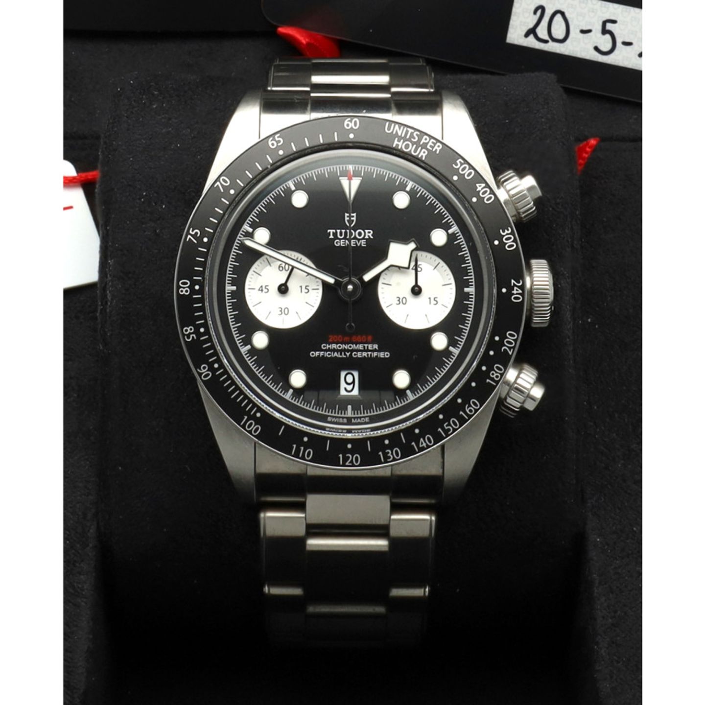 Tudor Black Bay Chrono 79360N (2023) - Zwart wijzerplaat 41mm Staal (6/7)