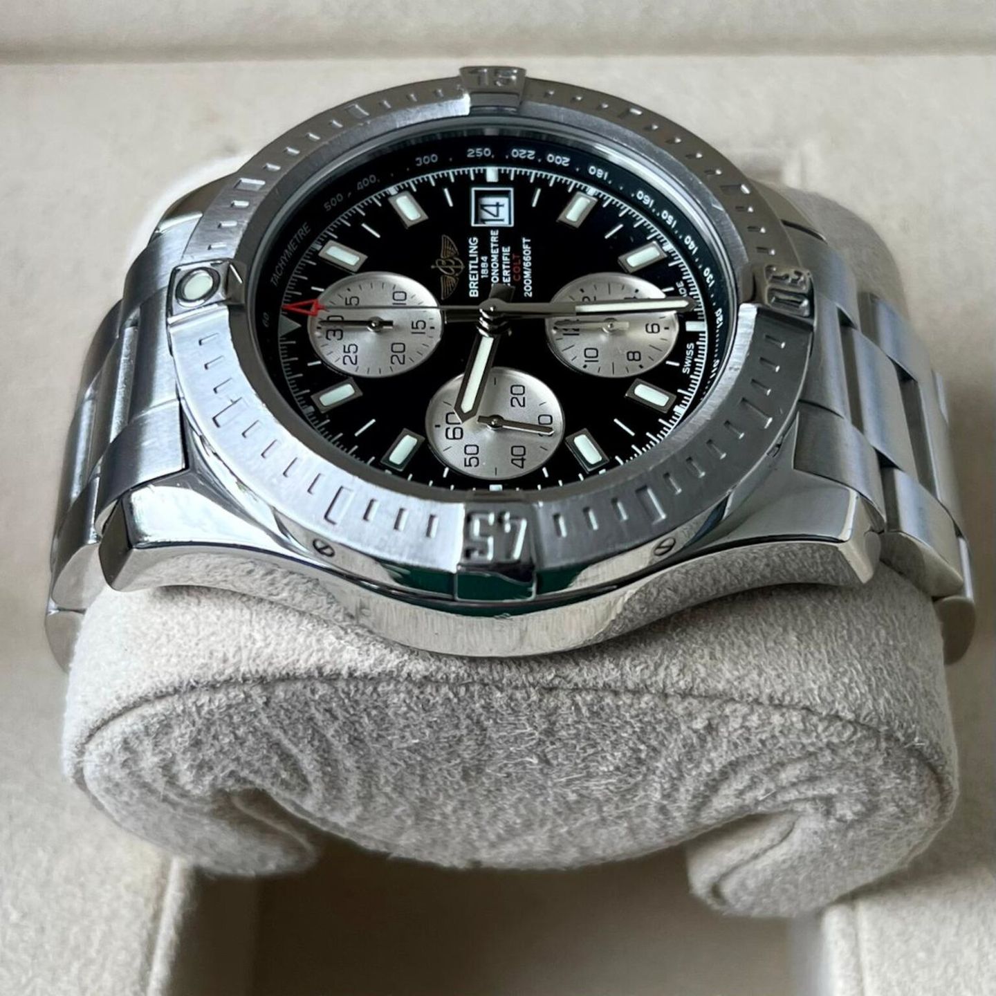 Breitling Colt Chronograph A1338811.BD83.173A (2015) - Black dial 44 mm Steel case (5/7)