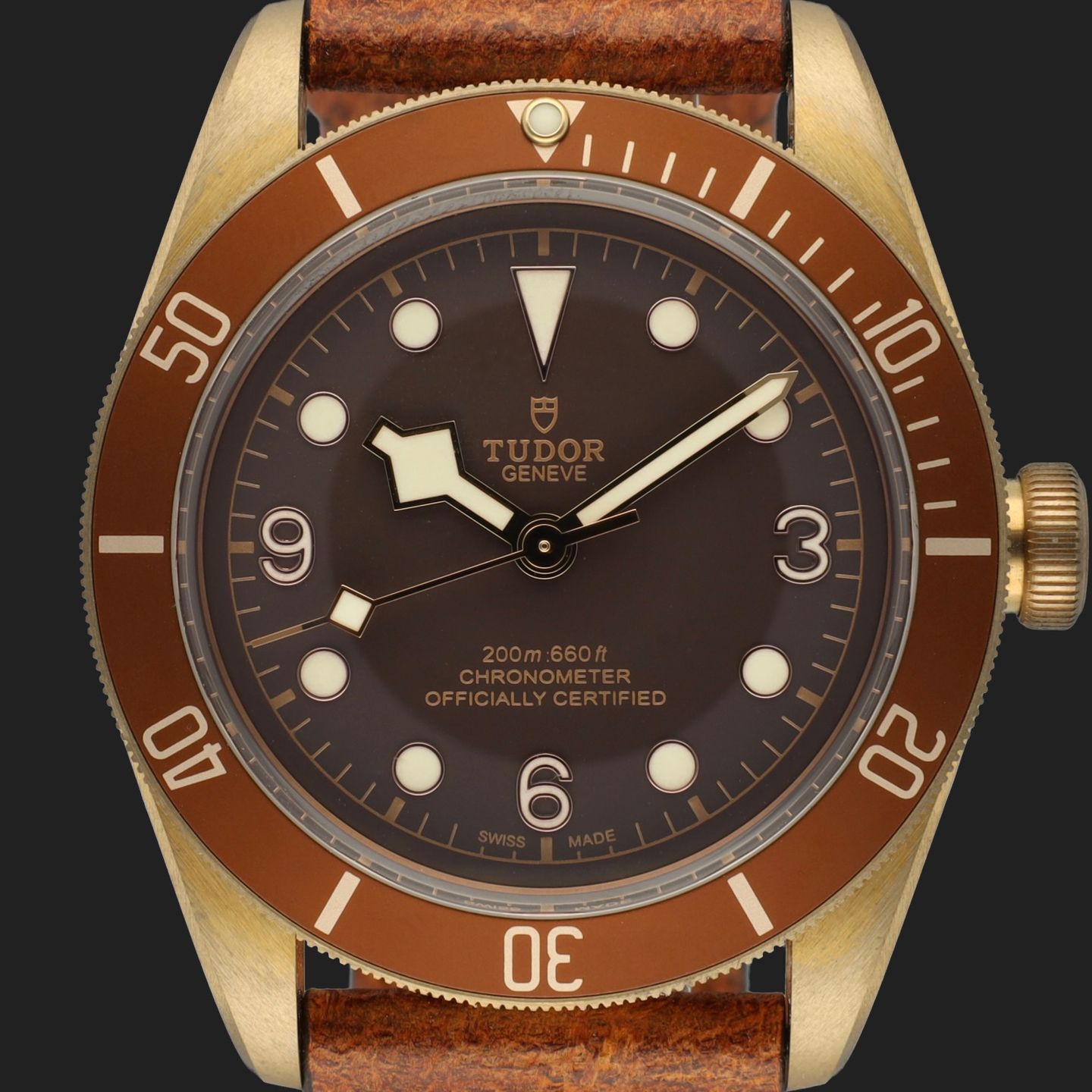 Tudor Black Bay Bronze 79250BM (2024) - Brown dial 43 mm Bronze case (2/8)