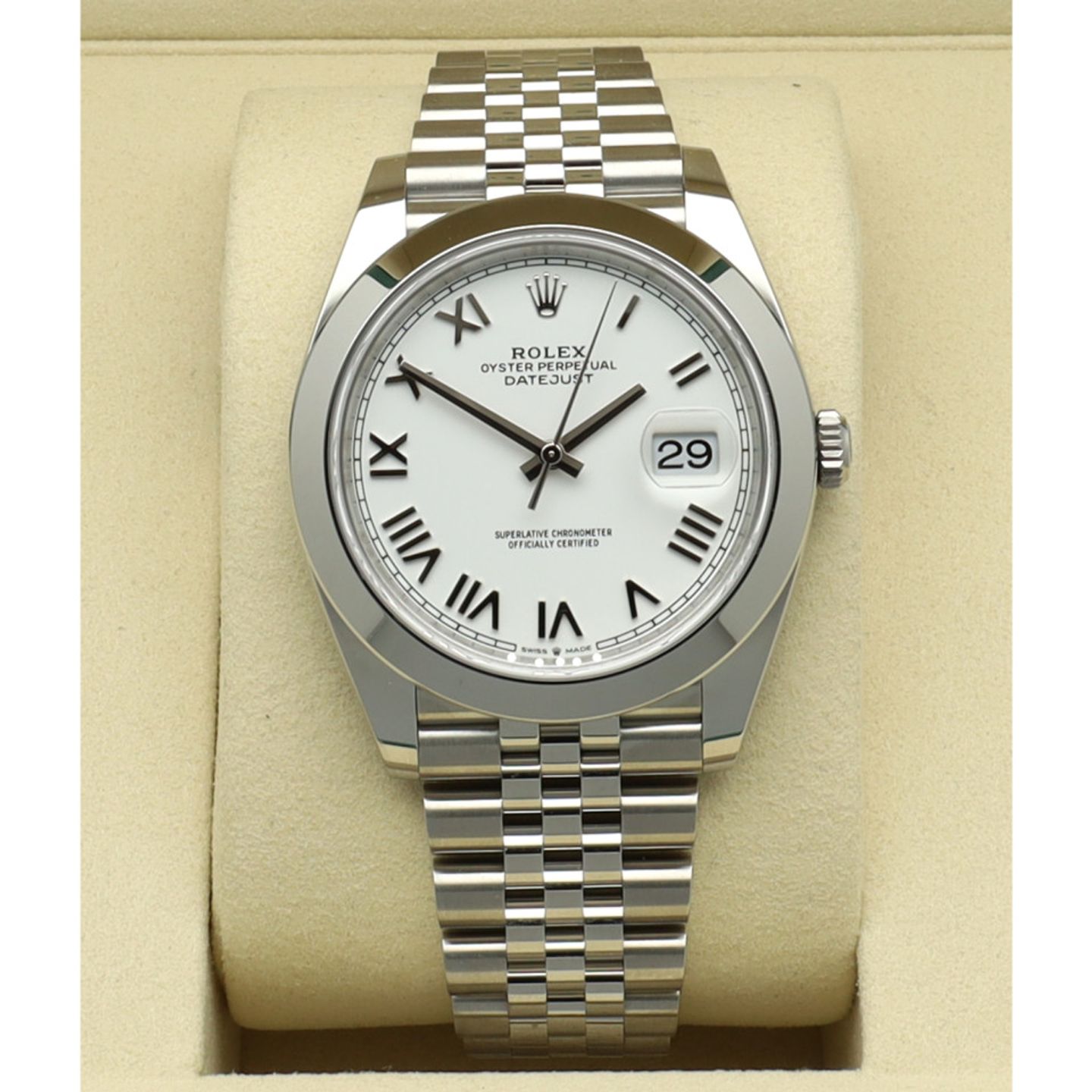 Rolex Datejust 41 126300 (2026) - White dial 41 mm Steel case (6/7)