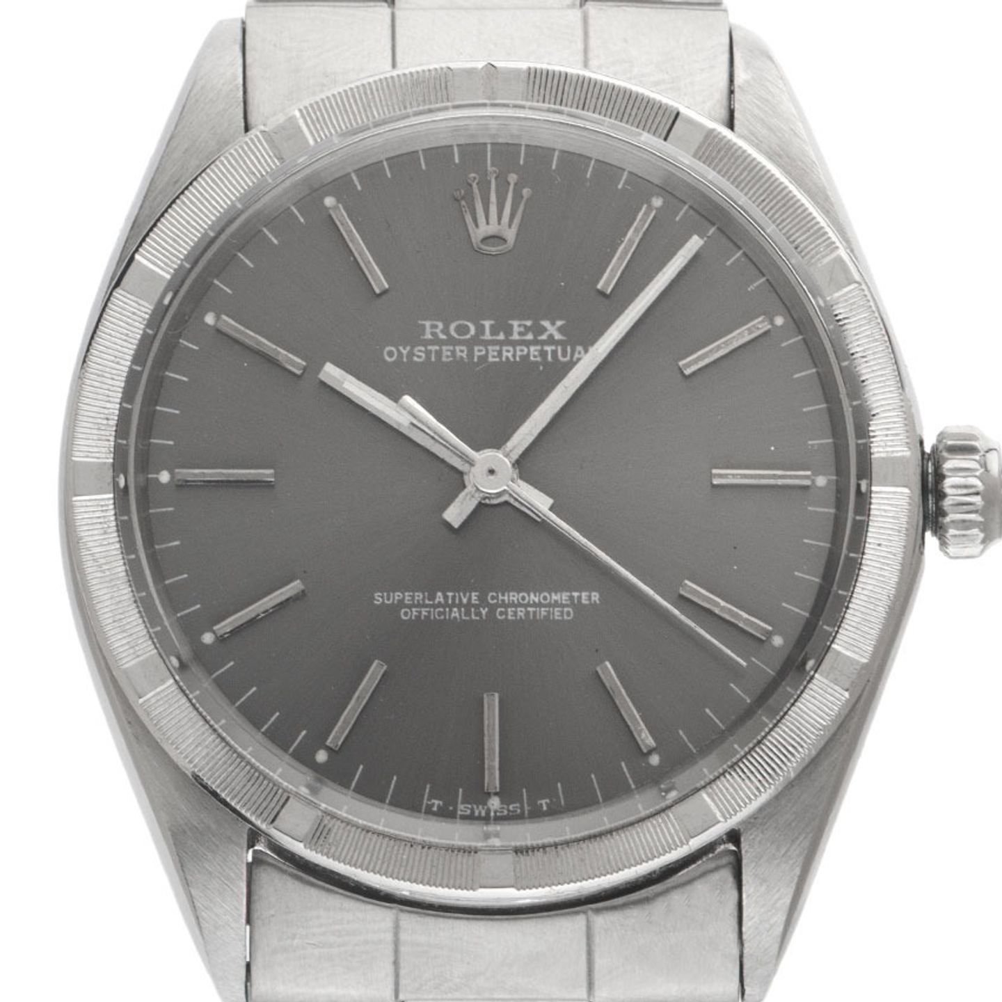 Rolex Oyster Perpetual 1007 (1968) - 34mm Staal (1/8)