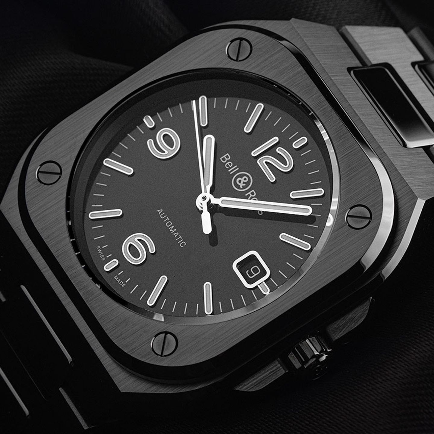 Bell & Ross BR 05 BR05A-BL-CE/SCE (2024) - Black dial 42 mm Ceramic case (3/7)