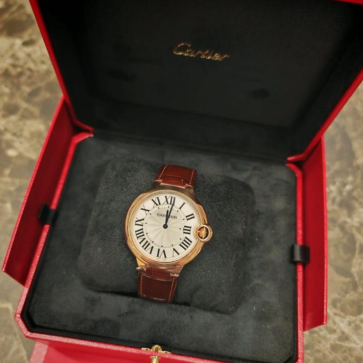 Cartier Ballon Bleu W6920083 (2018) - 40mm Roségoud (8/8)