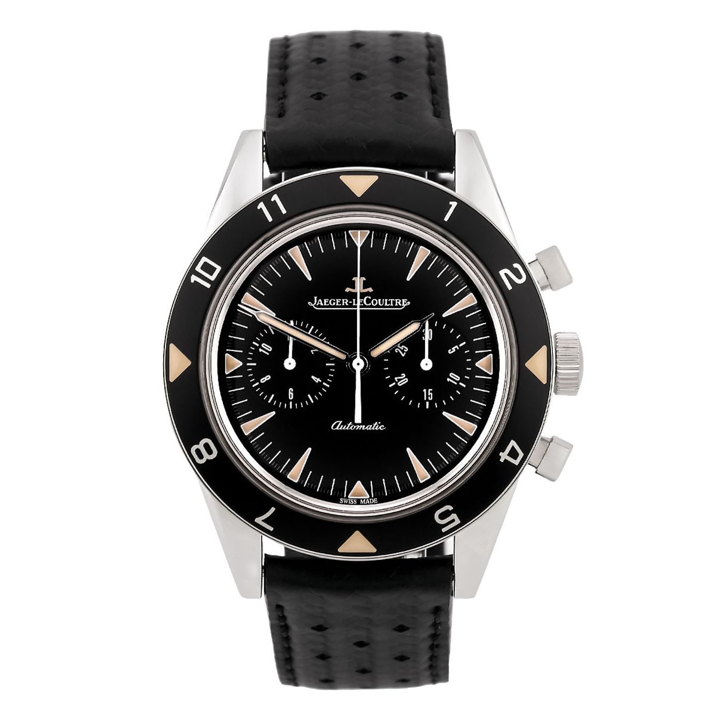 Jaeger-LeCoultre Deep Sea Chronograph Q207857J (2015) - Zwart wijzerplaat 41mm Staal (1/8)