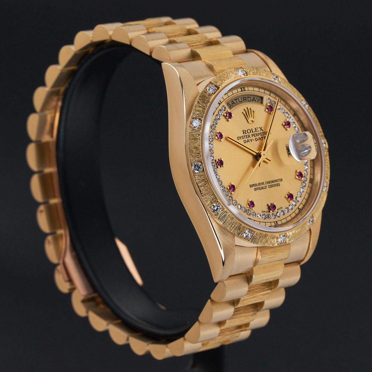 Rolex Day-Date 36 18308 (1991) - Champagne wijzerplaat 36mm Geelgoud (5/8)