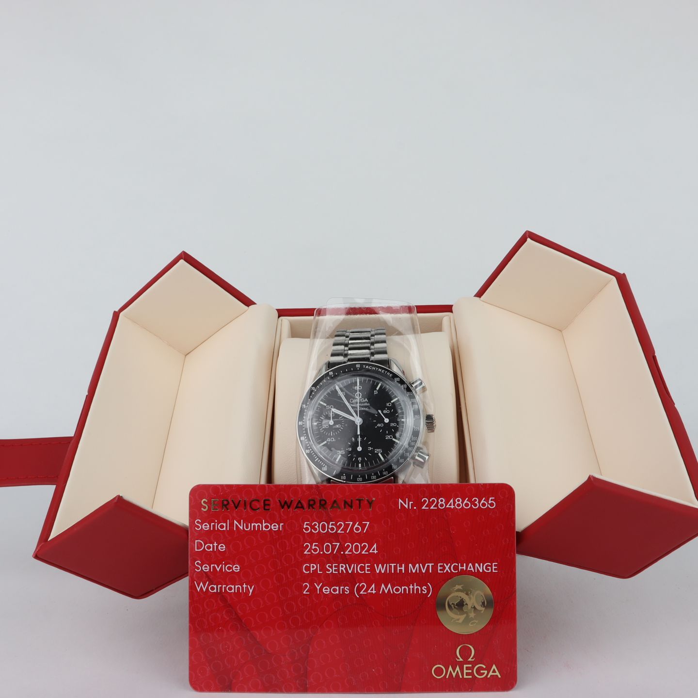 Omega Speedmaster Reduced 3510.50.00 (1992) - Zwart wijzerplaat 39mm Staal (2/8)