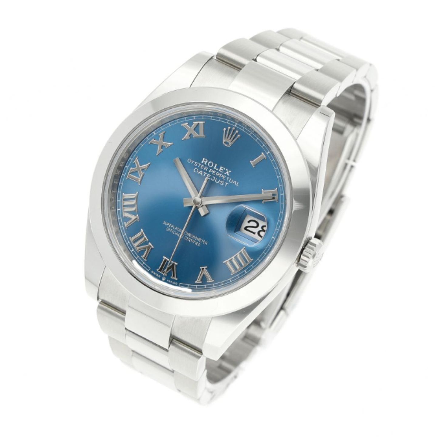 Rolex Datejust 41 126300 (2025) - Blue dial 41 mm Steel case (2/8)
