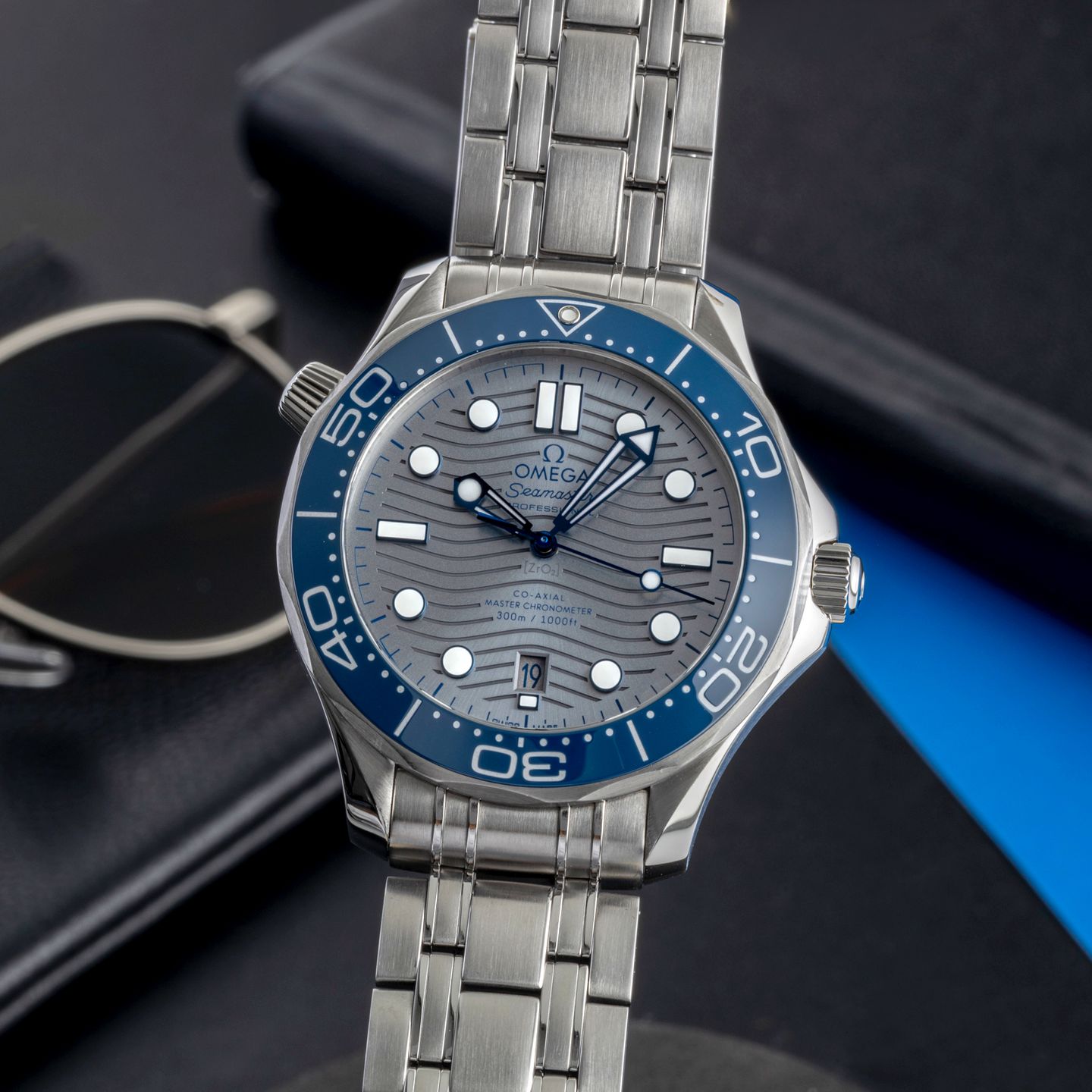 Omega Seamaster Diver 300 M 210.30.42.20.06.001 (Unknown (random serial)) - Grey dial 42 mm Steel case (3/8)