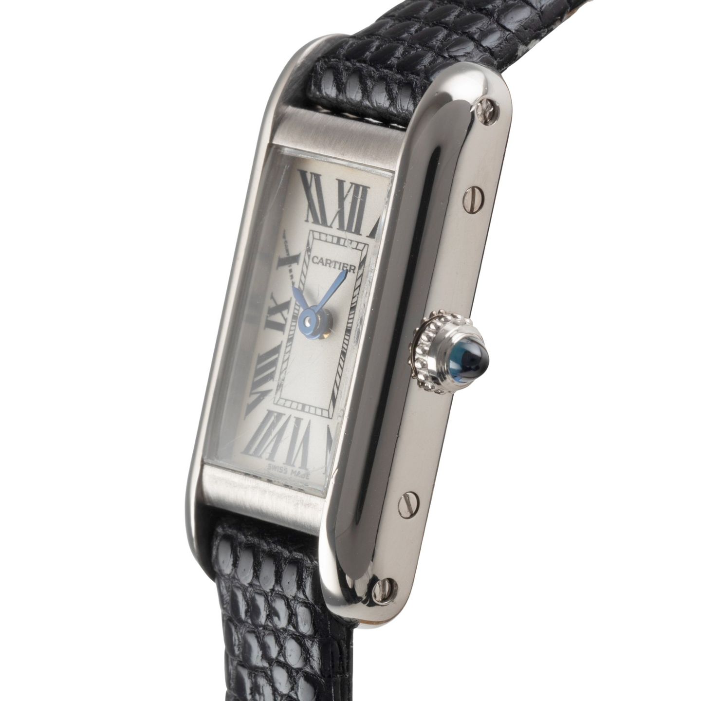 Cartier Tank Louis Cartier W1540856 (1995) - Zilver wijzerplaat 14mm Witgoud (6/8)