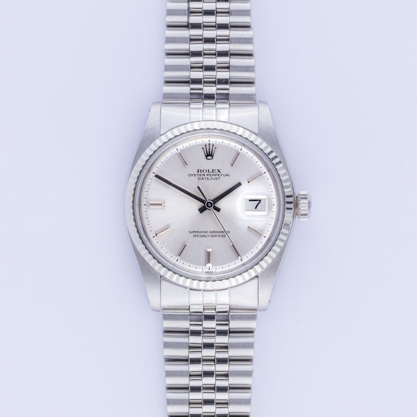 Rolex Datejust 1601 (1973) - Silver dial 36 mm Steel case (3/7)