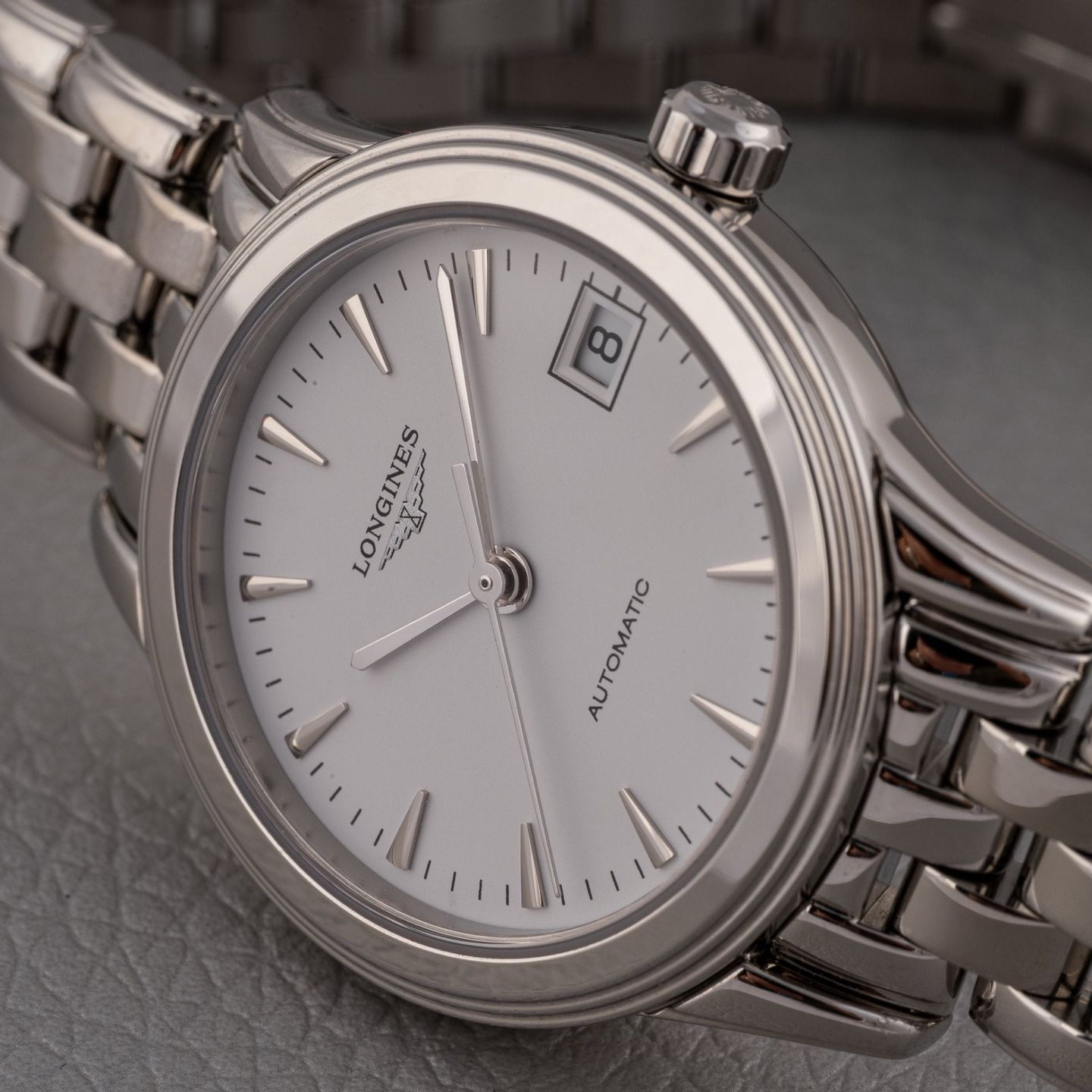 Longines Flagship L4.274.4.12.6 (2018) - 26mm Staal (3/8)