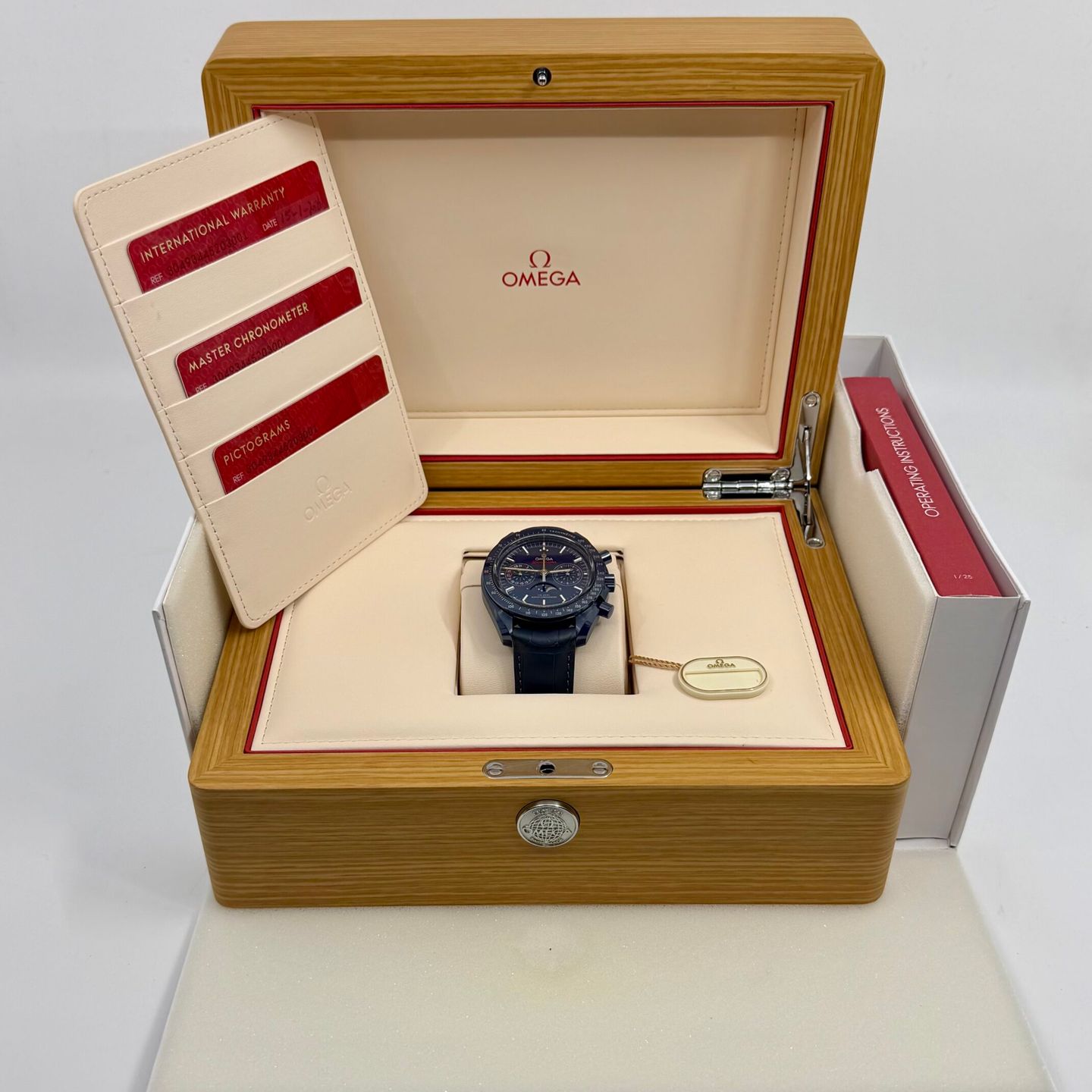 Omega Speedmaster Moonphase 304.93.44.52.03.001 (2026) - Blauw wijzerplaat 44mm Keramiek (3/8)