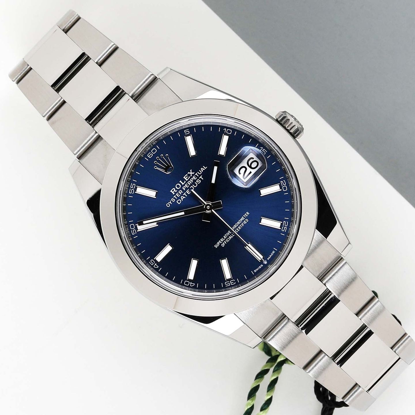 Rolex Datejust 41 126300 (2024) - Blue dial 41 mm Steel case (1/8)