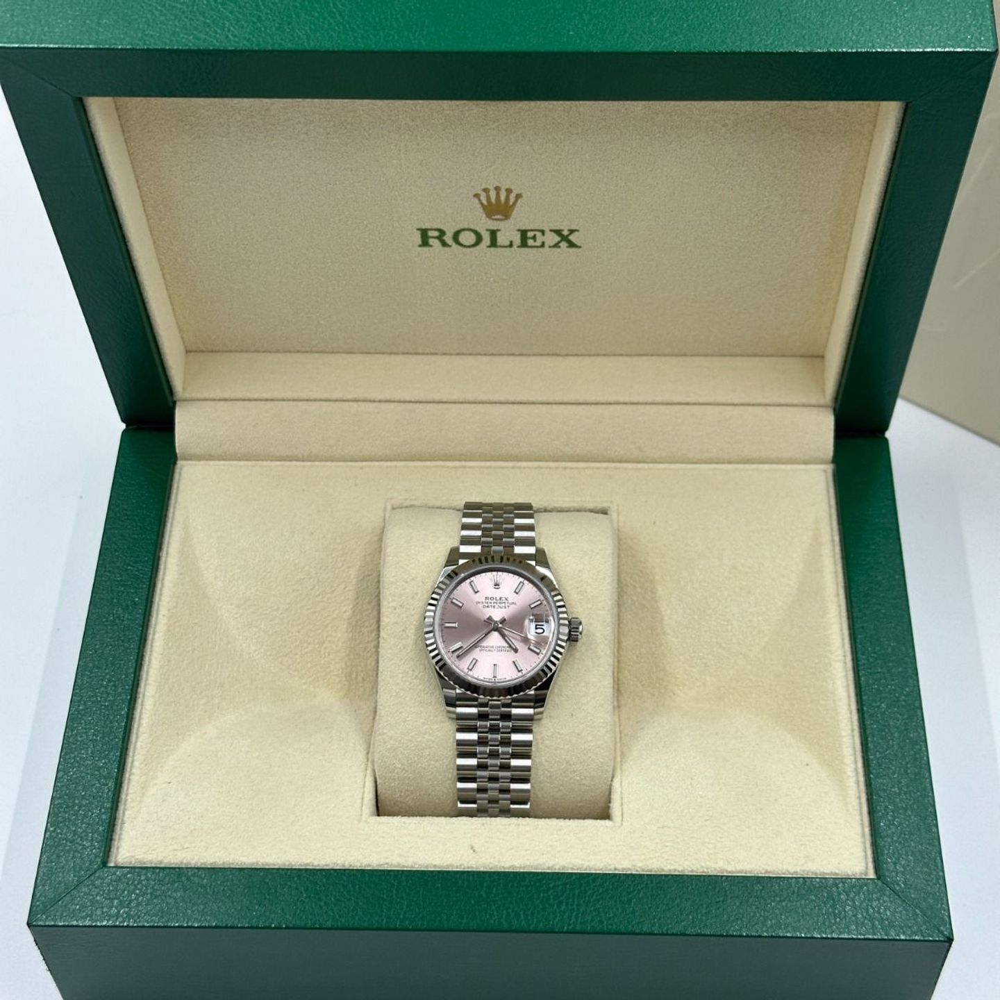 Rolex Datejust 31 278274 (2024) - Roze wijzerplaat 31mm Staal (4/8)