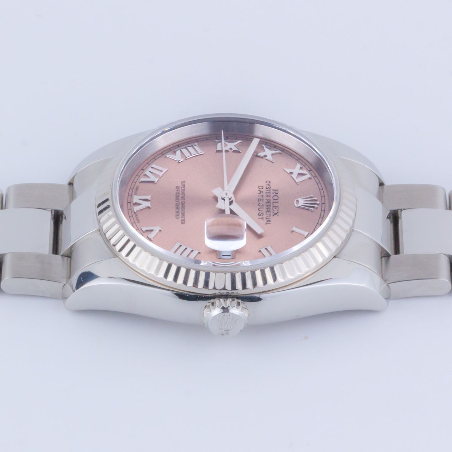 Rolex Datejust 36 116234 (2005) - Pink dial 36 mm Steel case (7/7)