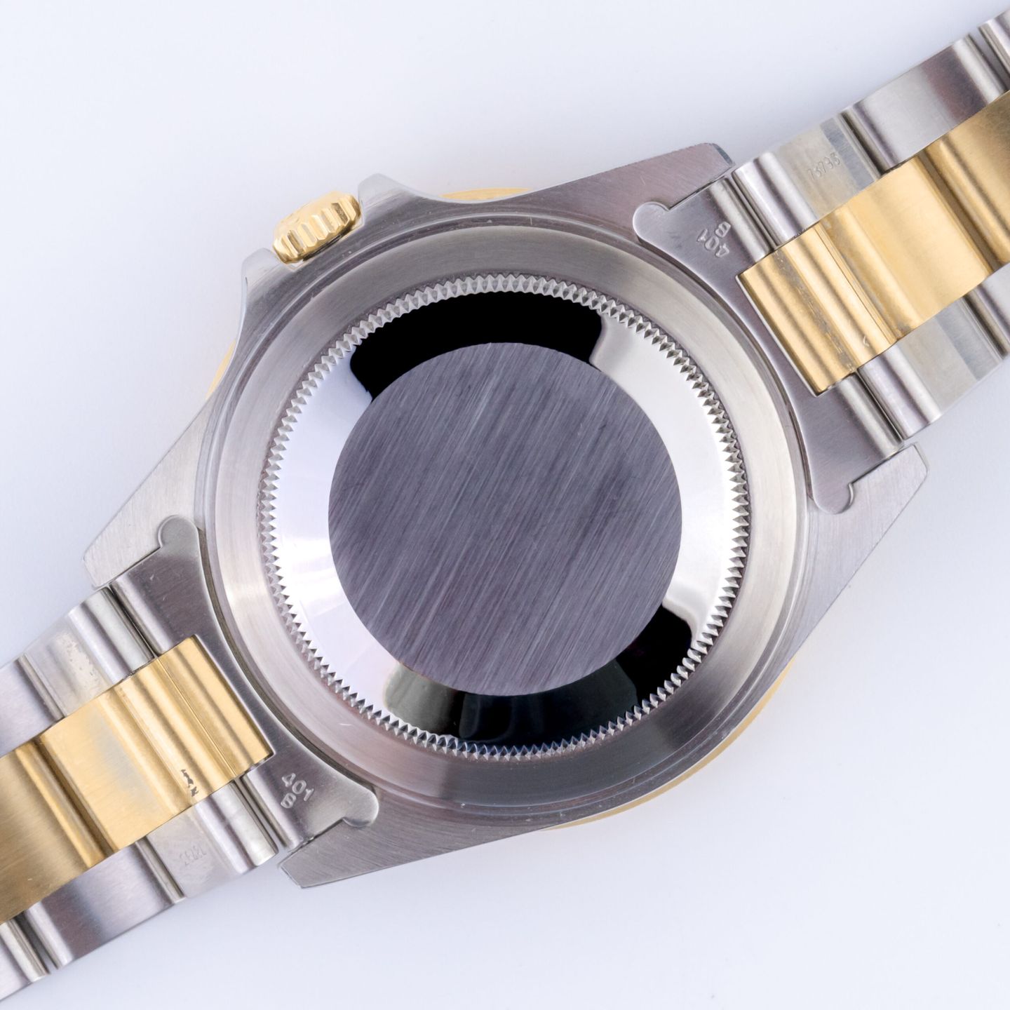 Rolex GMT-Master II 16713 (1999) - Bronze dial 40 mm Gold/Steel case (4/8)