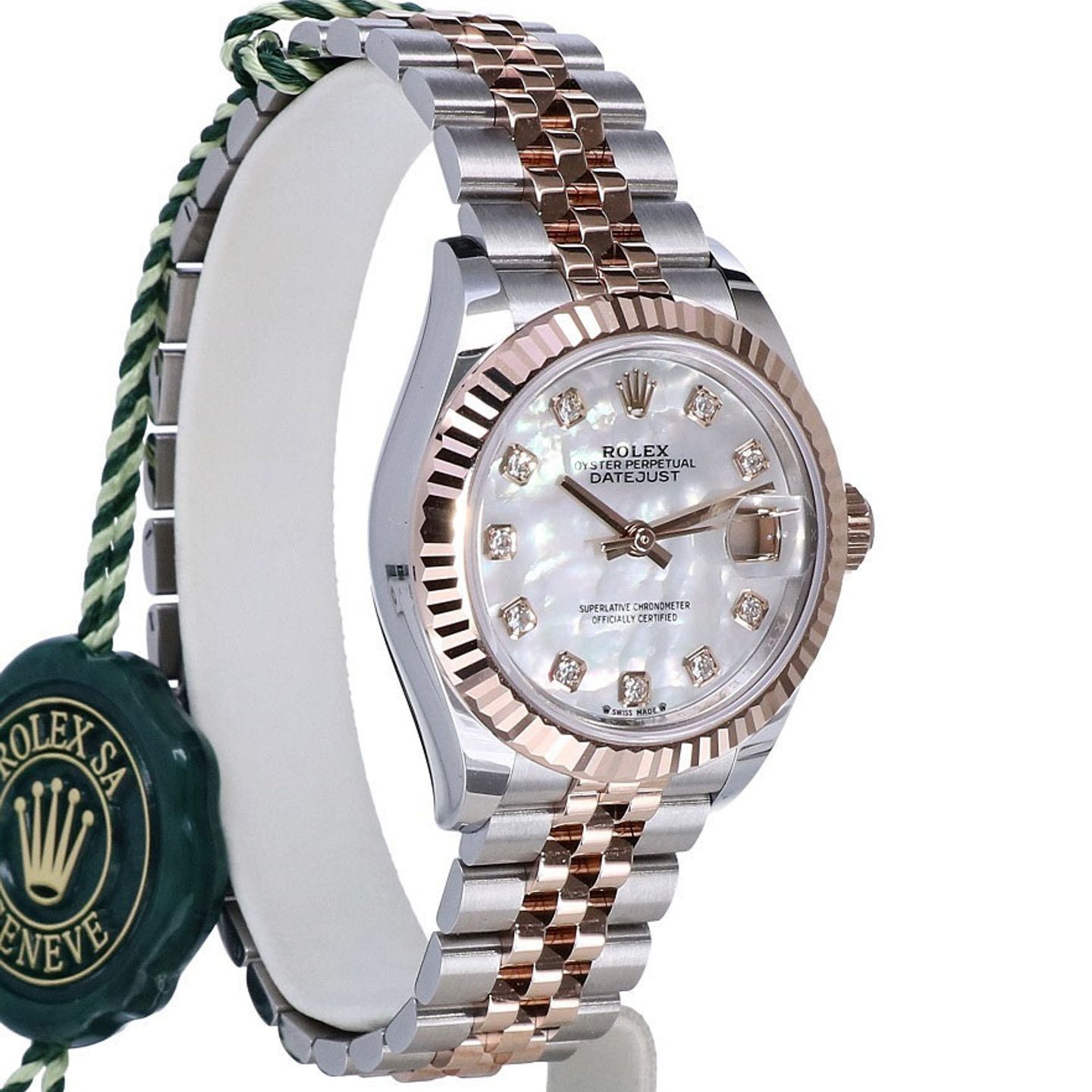 Rolex Lady-Datejust 279171 (2023) - Pearl dial 28 mm Steel case (6/8)